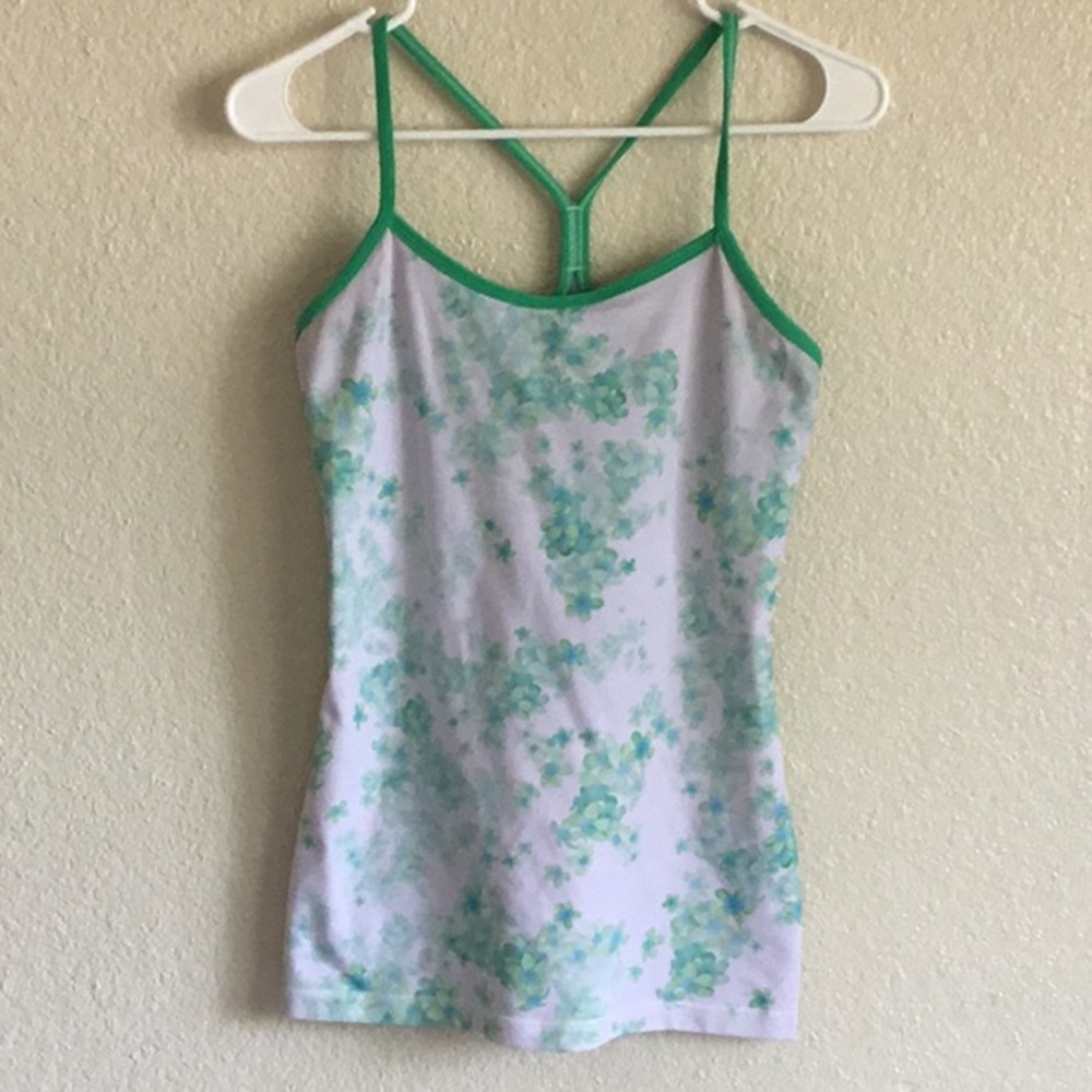 Lululemon Frangipani Power Y Tank